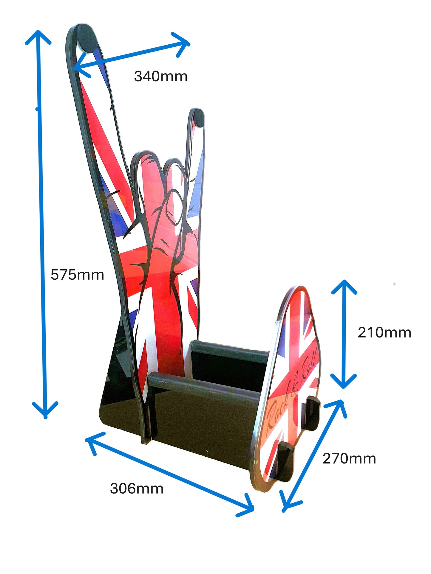Wooden Effect Guitar Stand