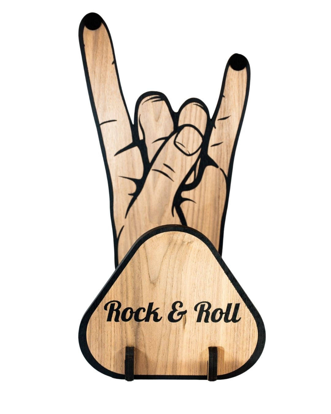 Wooden Effect Guitar Stand
