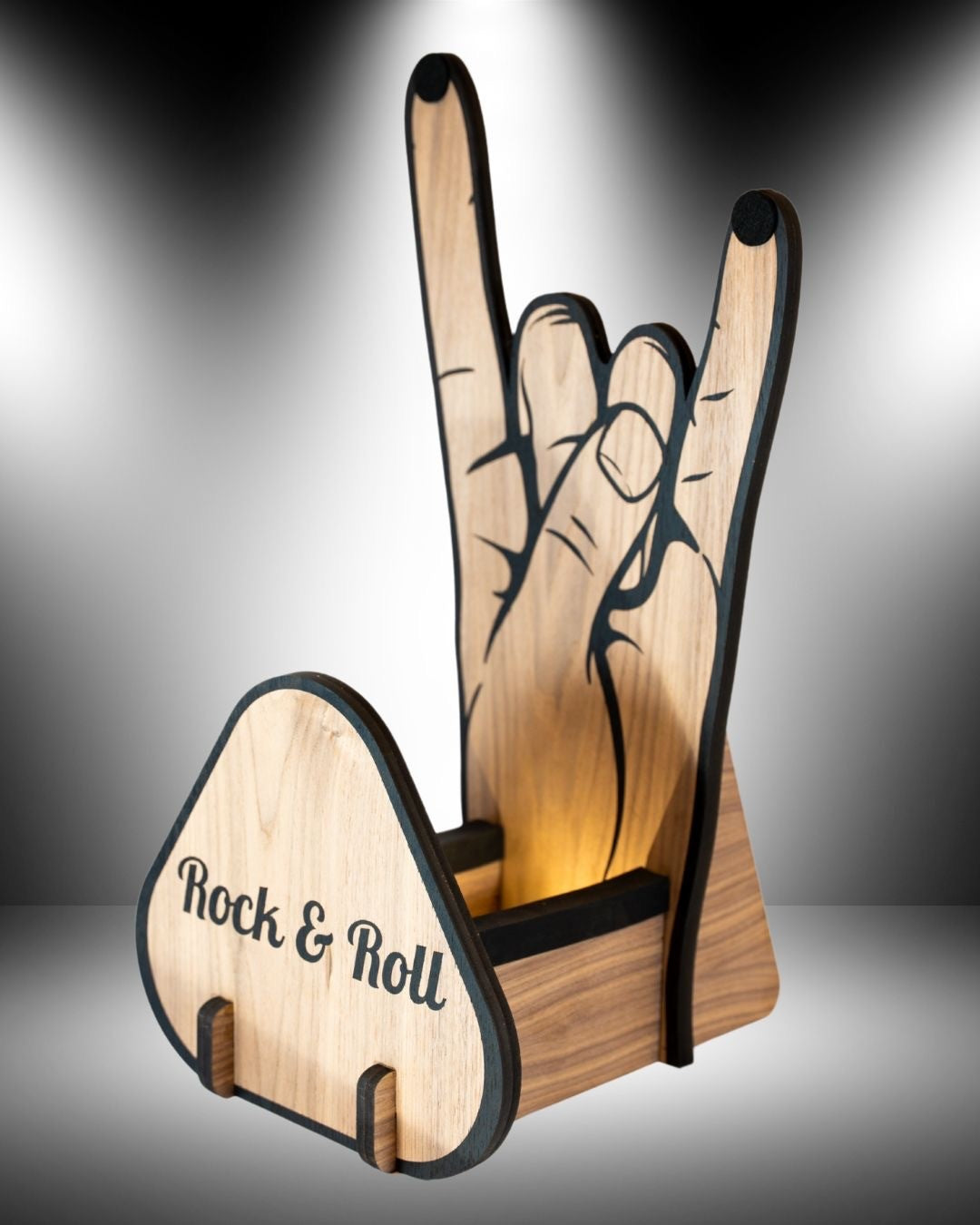 Wooden Effect Guitar Stand