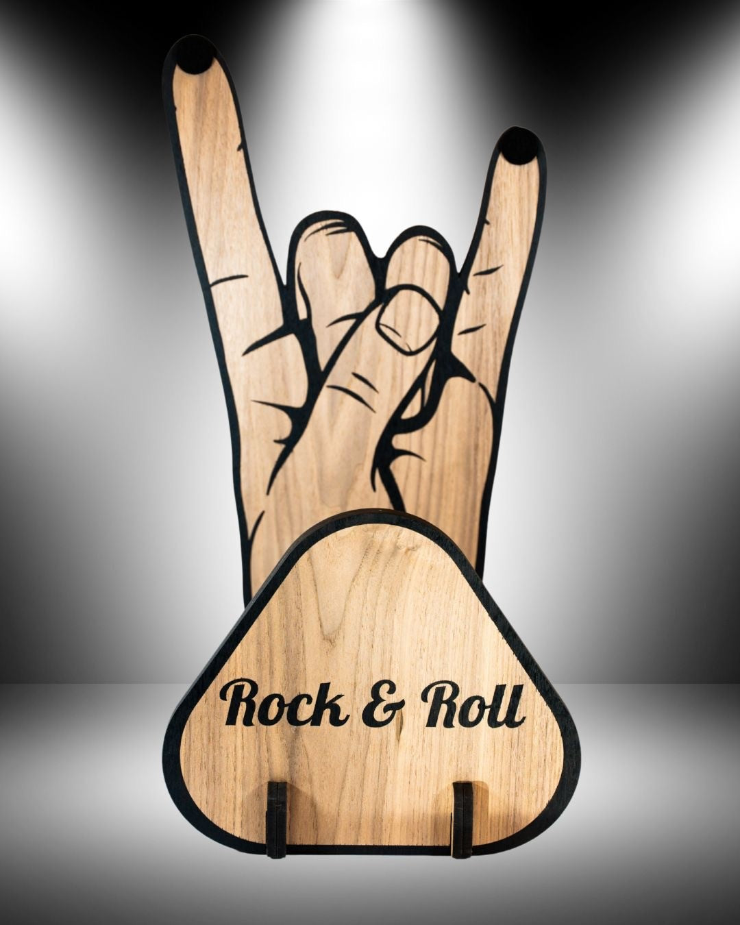 Wooden Effect Guitar Stand