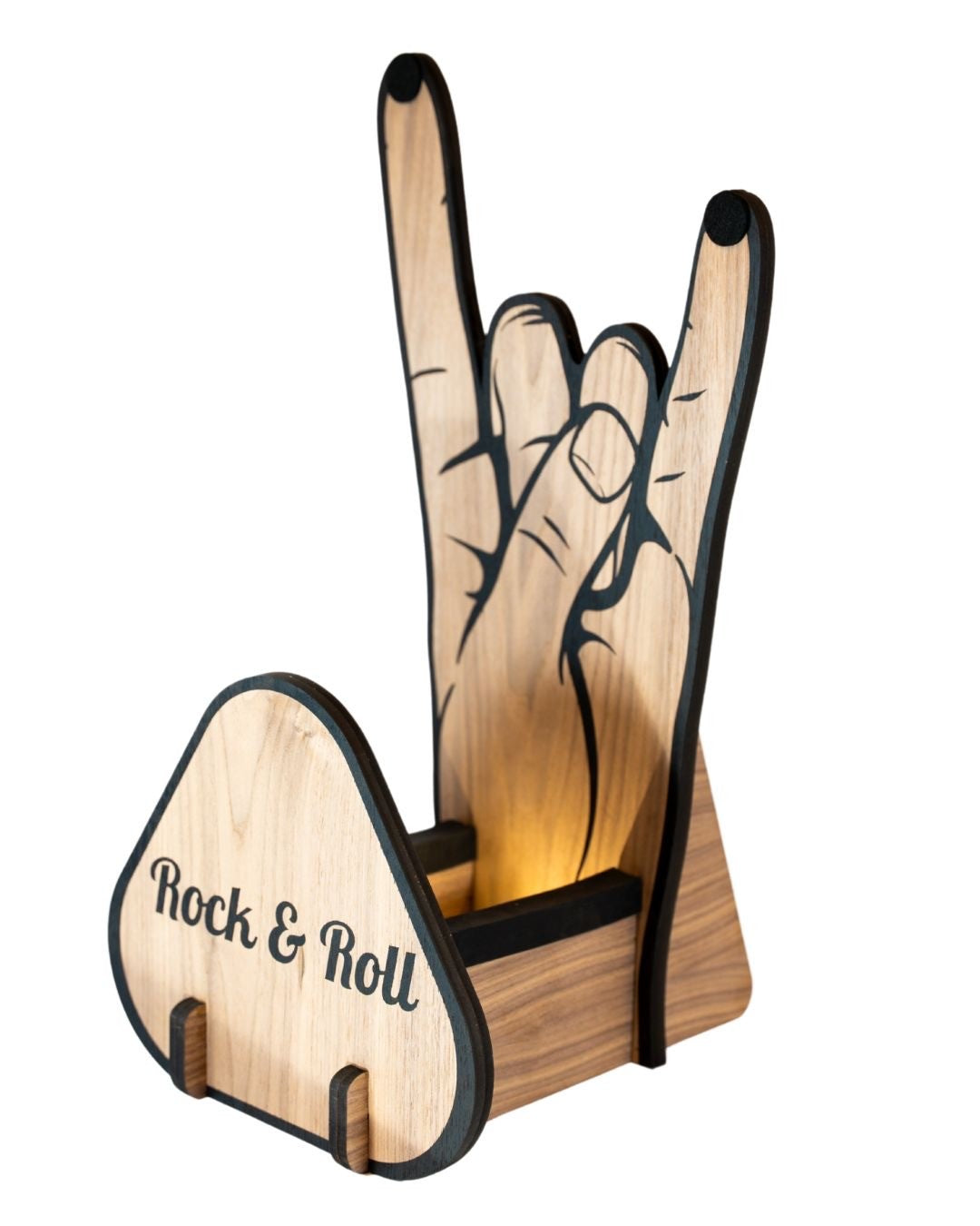 Wooden Effect Guitar Stand